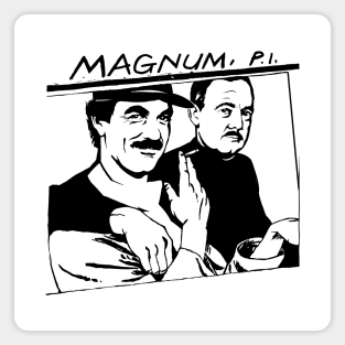 Magnum PI Memeshirt Magnet